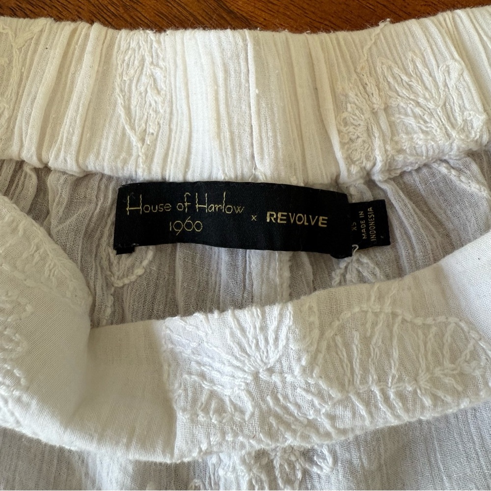 House Of Harlow 1960 - Cotton Embroidered Pants - Picture 5 of 7